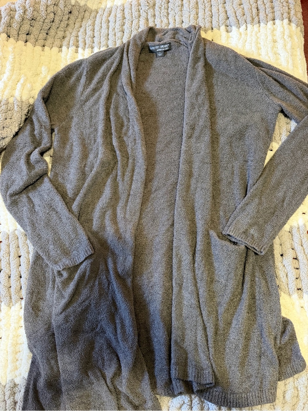 Barefoot dreams bamboo chic lite cardigan size L